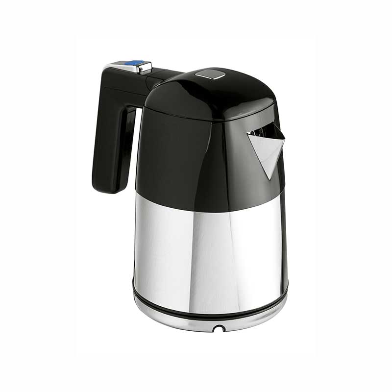 JVD Diva Stainless steel double layer kettle Chrome Black