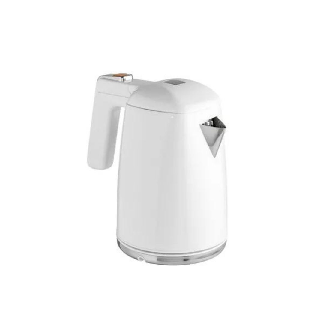 JVD Diva Stainless steel double layer kettle White