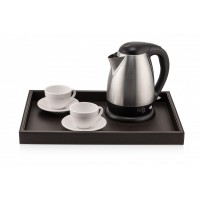 Leather Welcome Tray with Kettle